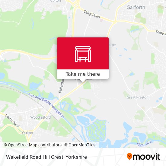 Wakefield Road Hill Crest map