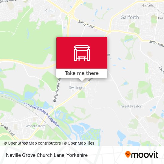 Neville Grove Church Lane map