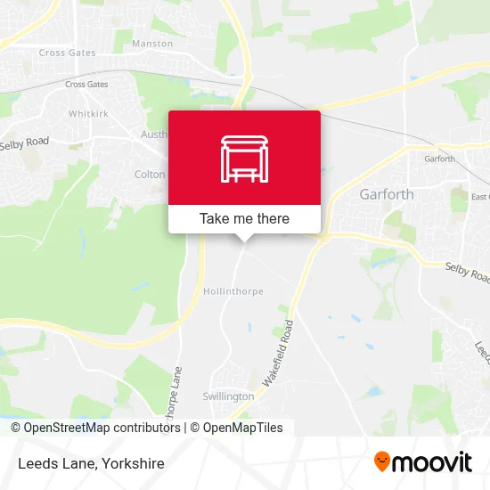 Leeds Lane map