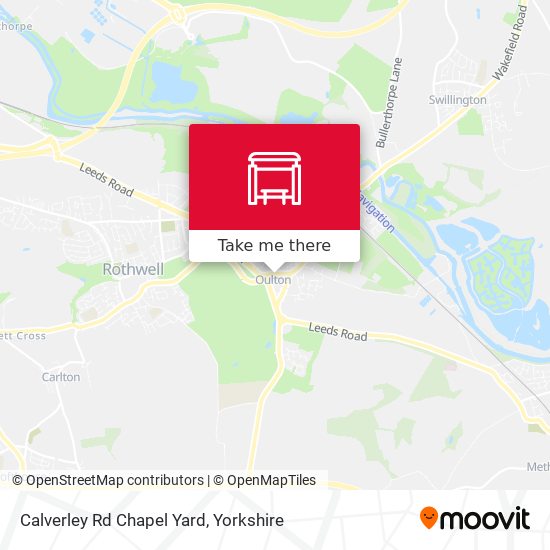 Calverley Rd Chapel Yard map