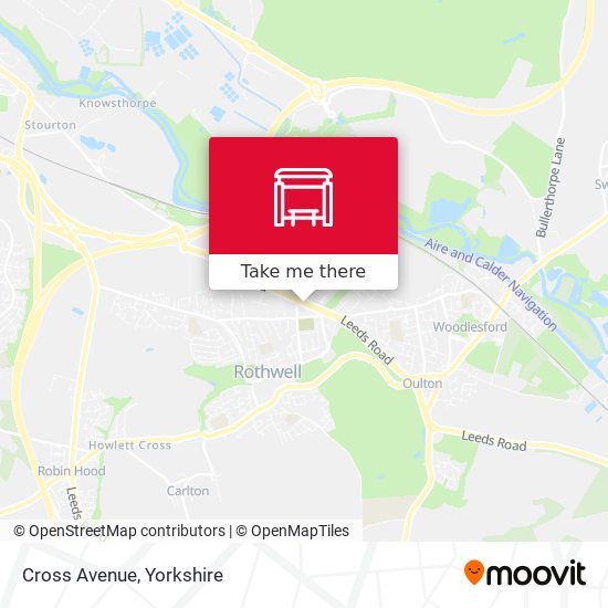 Cross Avenue map