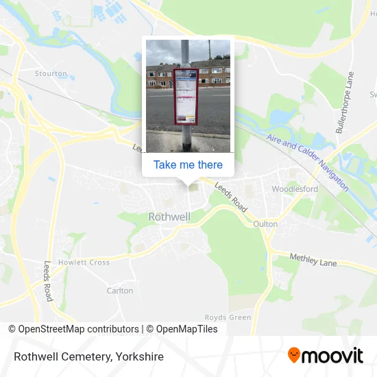 Rothwell Cemetery map