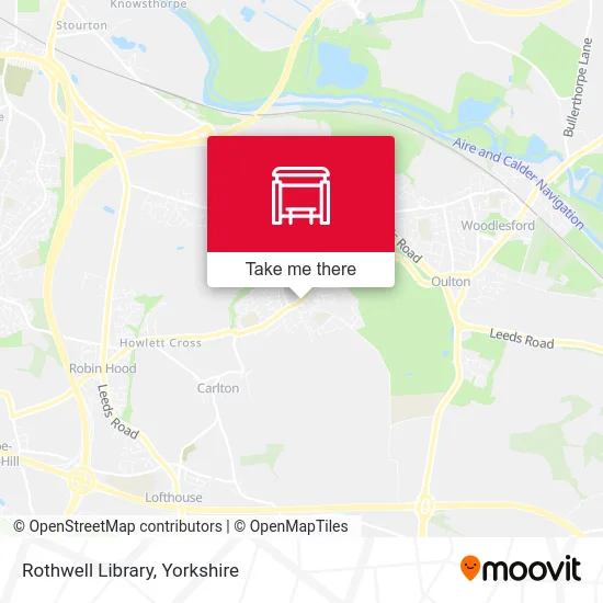 Rothwell Library map
