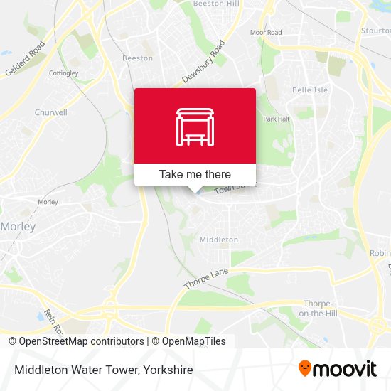 Middleton Water Tower map