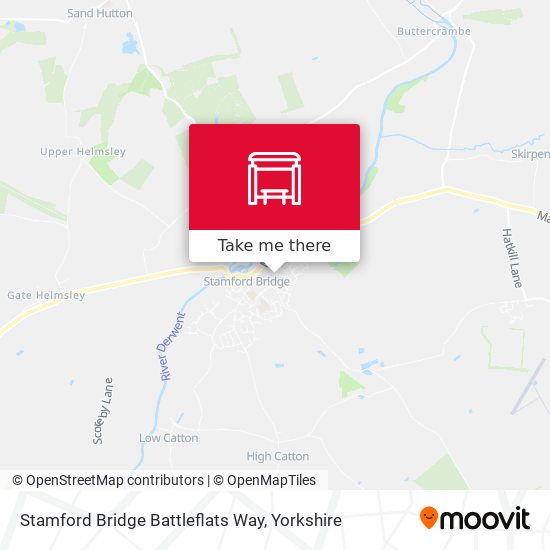 Stamford Bridge Battleflats Way map
