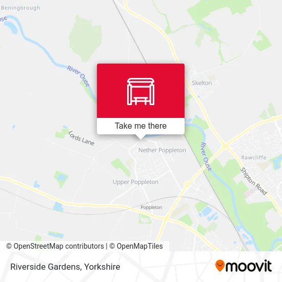 Riverside Gardens map