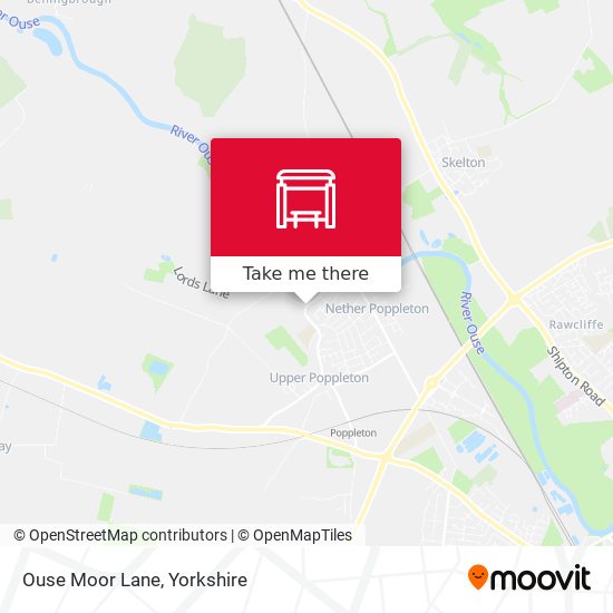 Ouse Moor Lane map