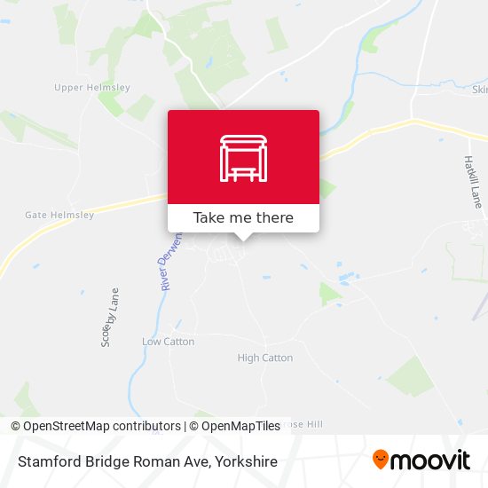 Stamford Bridge Roman Ave map