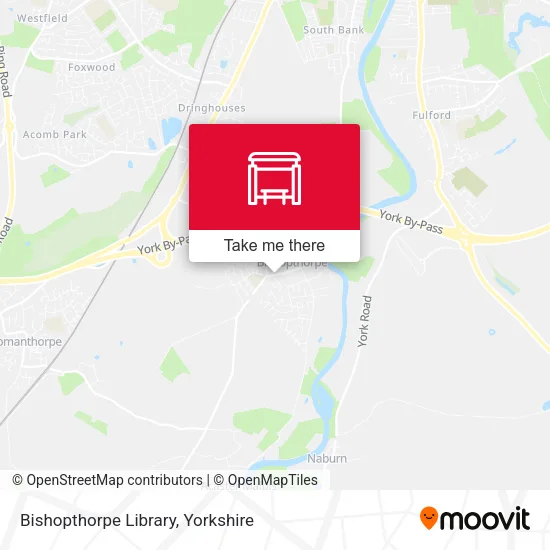 Bishopthorpe Library map