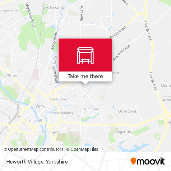 Heworth Village map