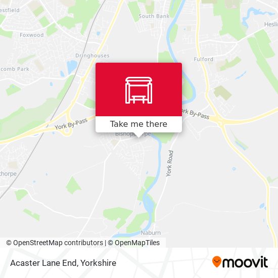 Acaster Lane End map