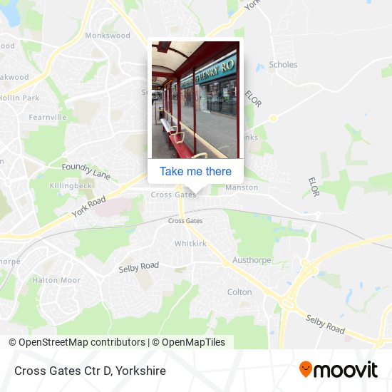 Cross Gates Ctr D map