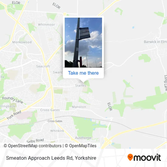 Smeaton Approach Leeds Rd map