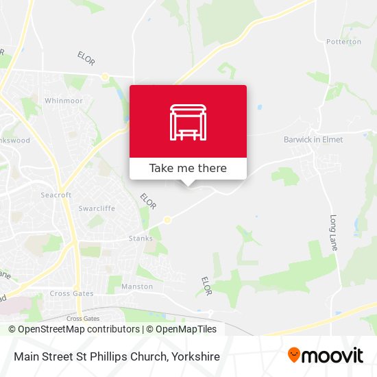 Main Street St Phillips Church map