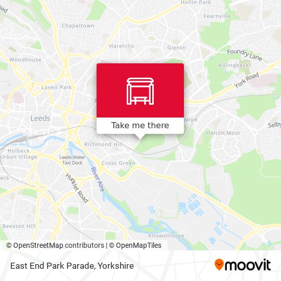 East End Park Parade map