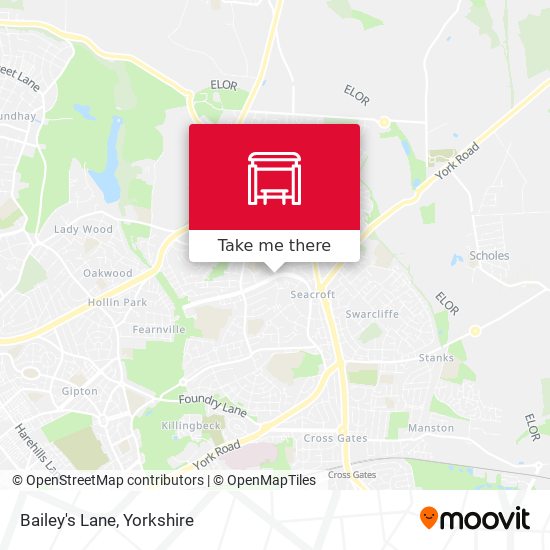 Bailey's Lane map