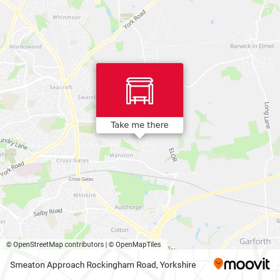 Smeaton Approach Rockingham Road map