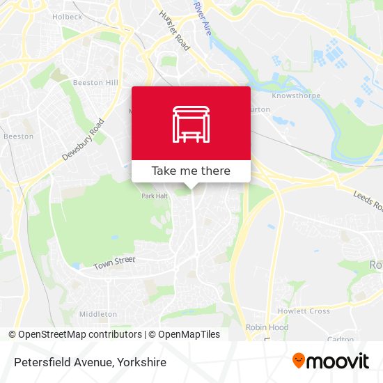Petersfield Avenue map