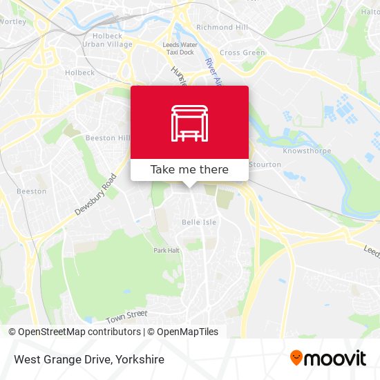 West Grange Drive map