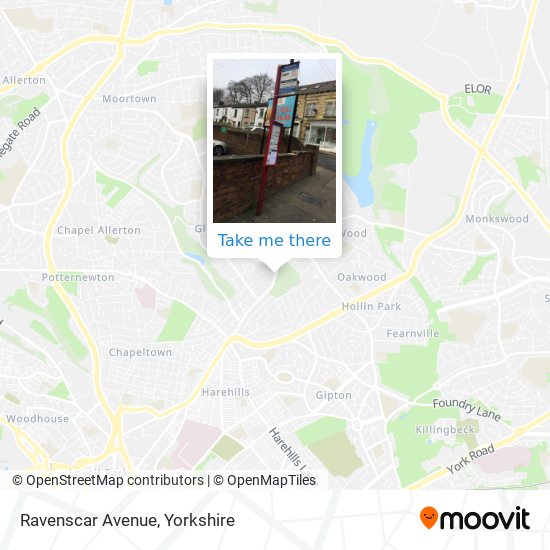 Ravenscar Avenue map