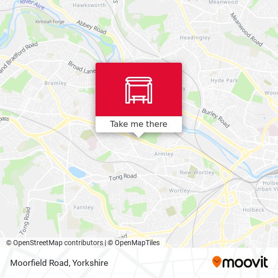 Moorfield Road map