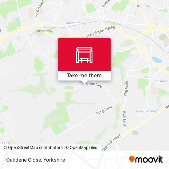 Oakdene Close map