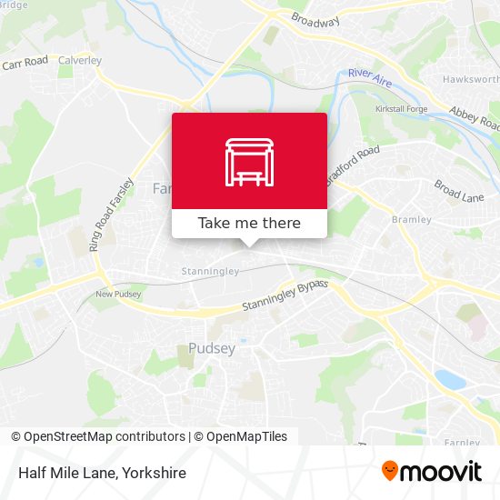 Half Mile Lane map