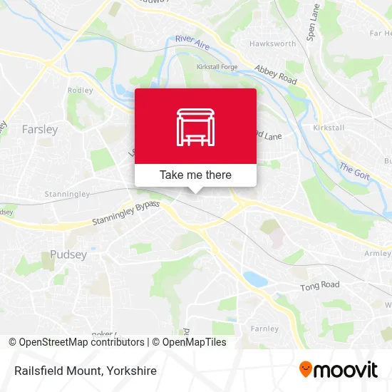 Railsfield Mount map