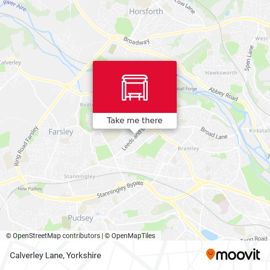 Calverley Lane map