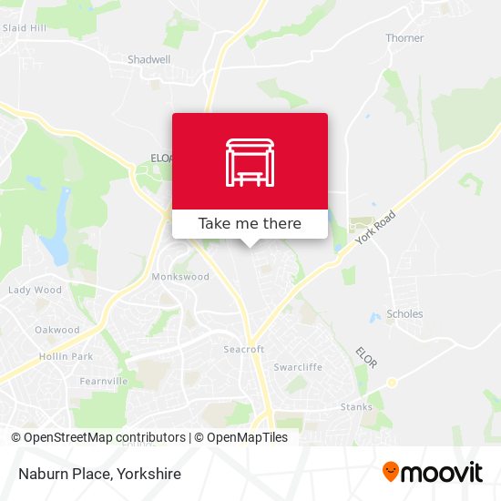 Naburn Place map