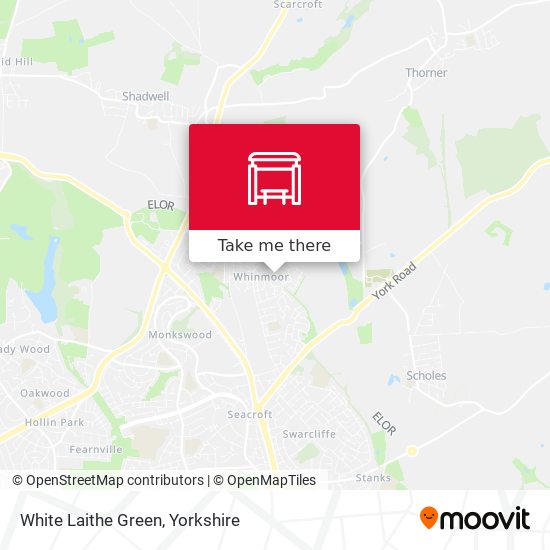 White Laithe Green map