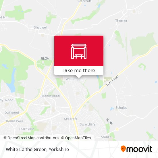 White Laithe Green map
