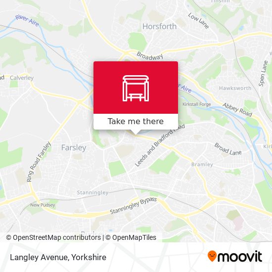 Langley Avenue map