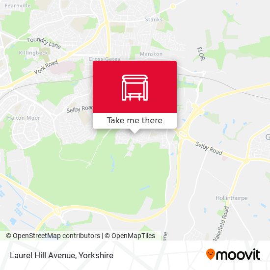 Laurel Hill Avenue map
