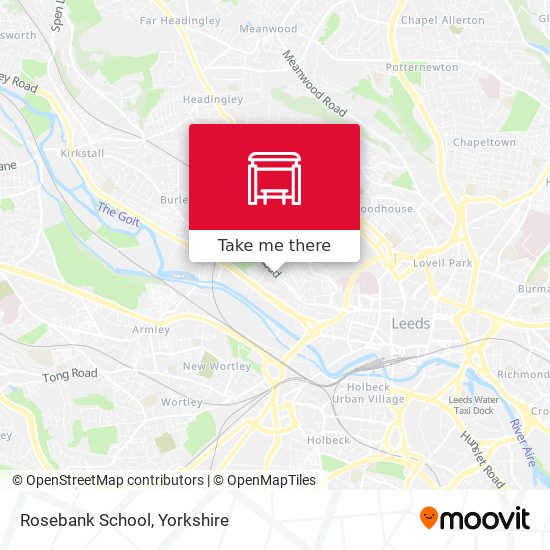 Rosebank School map