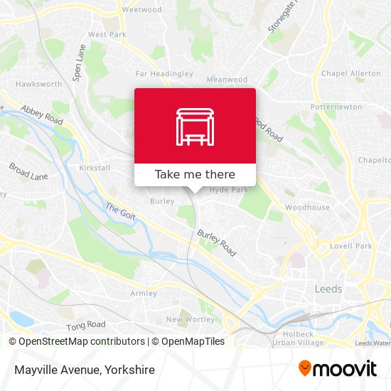 Mayville Avenue map