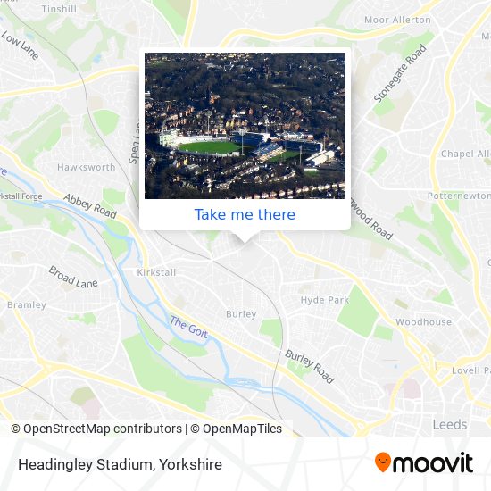 Headingley Stadium map