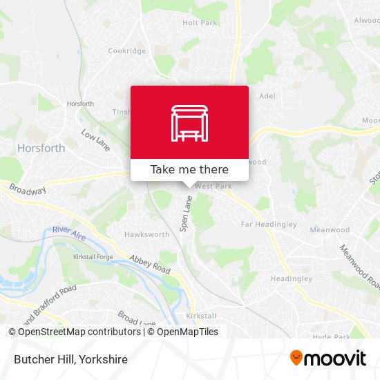 Butcher Hill map