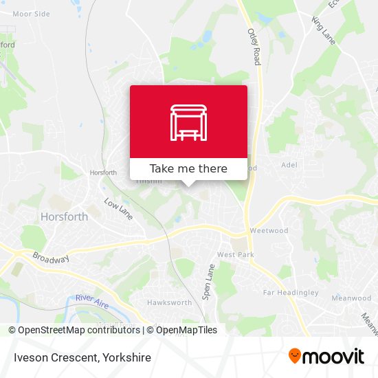 Iveson Crescent map