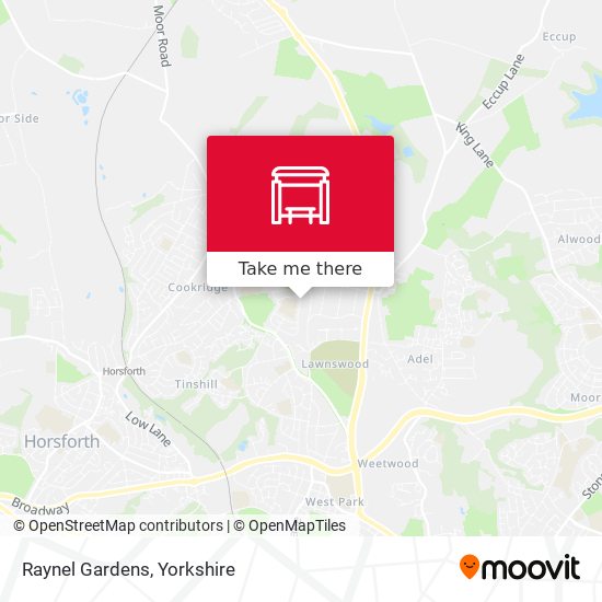 Raynel Gardens map