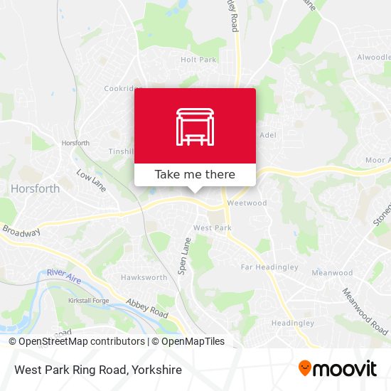 West Park Ring Road map