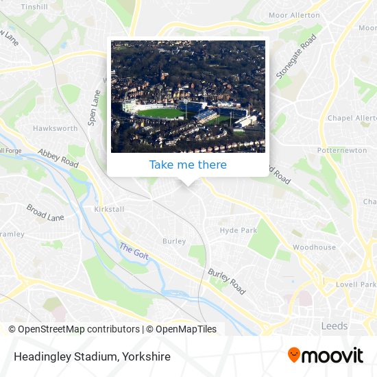 Headingley Stadium map