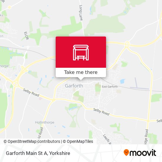 Garforth Main St A map