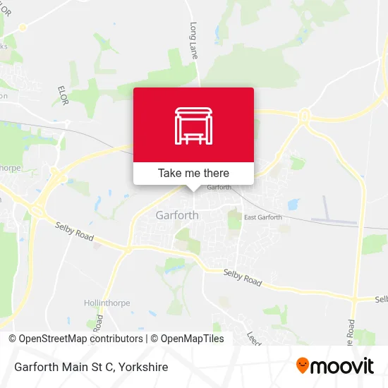 Garforth Main St C map