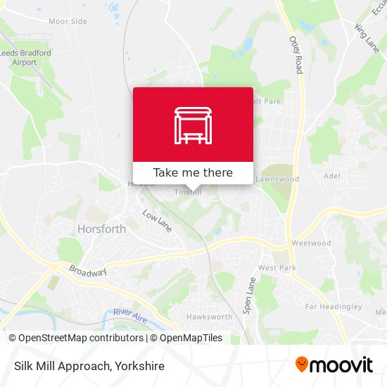 Silk Mill Approach map