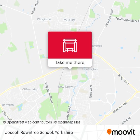 Joseph Rowntree School map