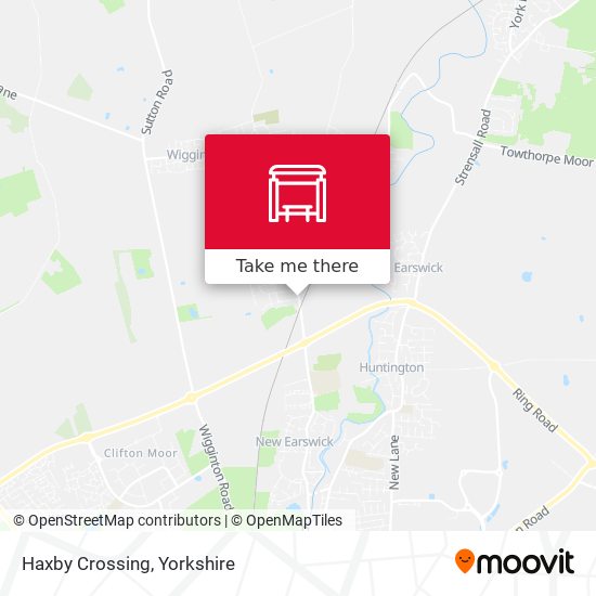 Haxby Crossing map