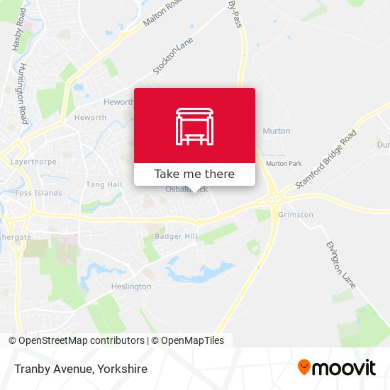 Tranby Avenue map