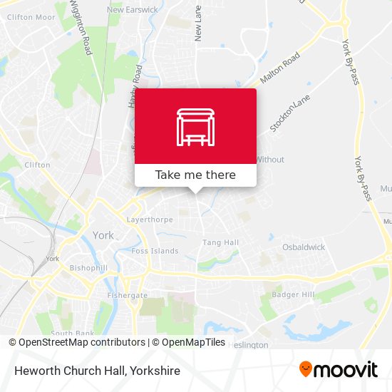 Heworth Church Hall map