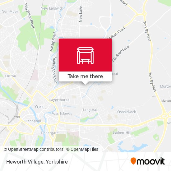 Heworth Village map